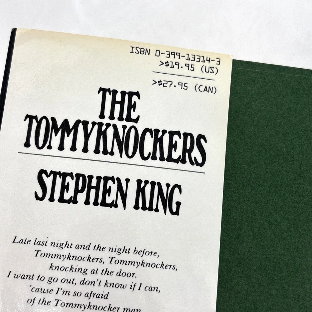 Stephen King The Tommyknockers First Edition 1st Print 1987 HCDJ Putnam Red Book